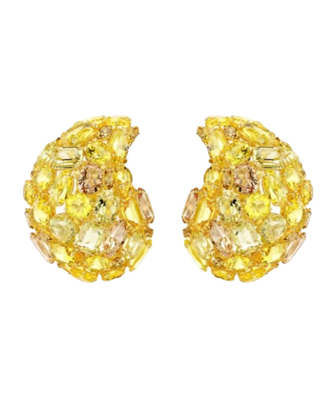 SWAROVSKI Золотые серьги, фото 1