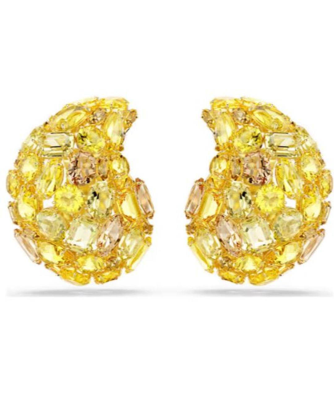 SWAROVSKI Золотые серьги, фото 3