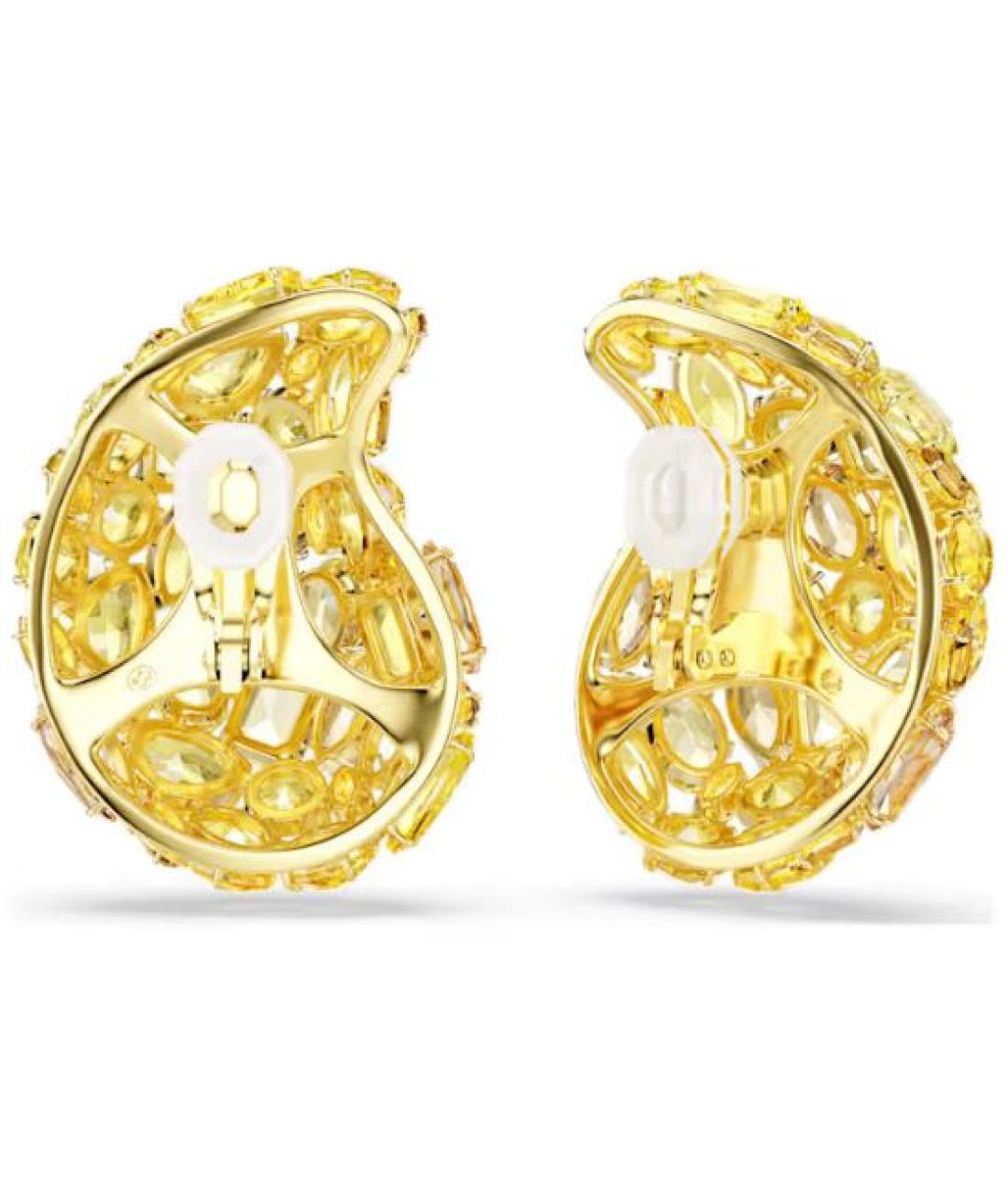 SWAROVSKI Золотые серьги, фото 2