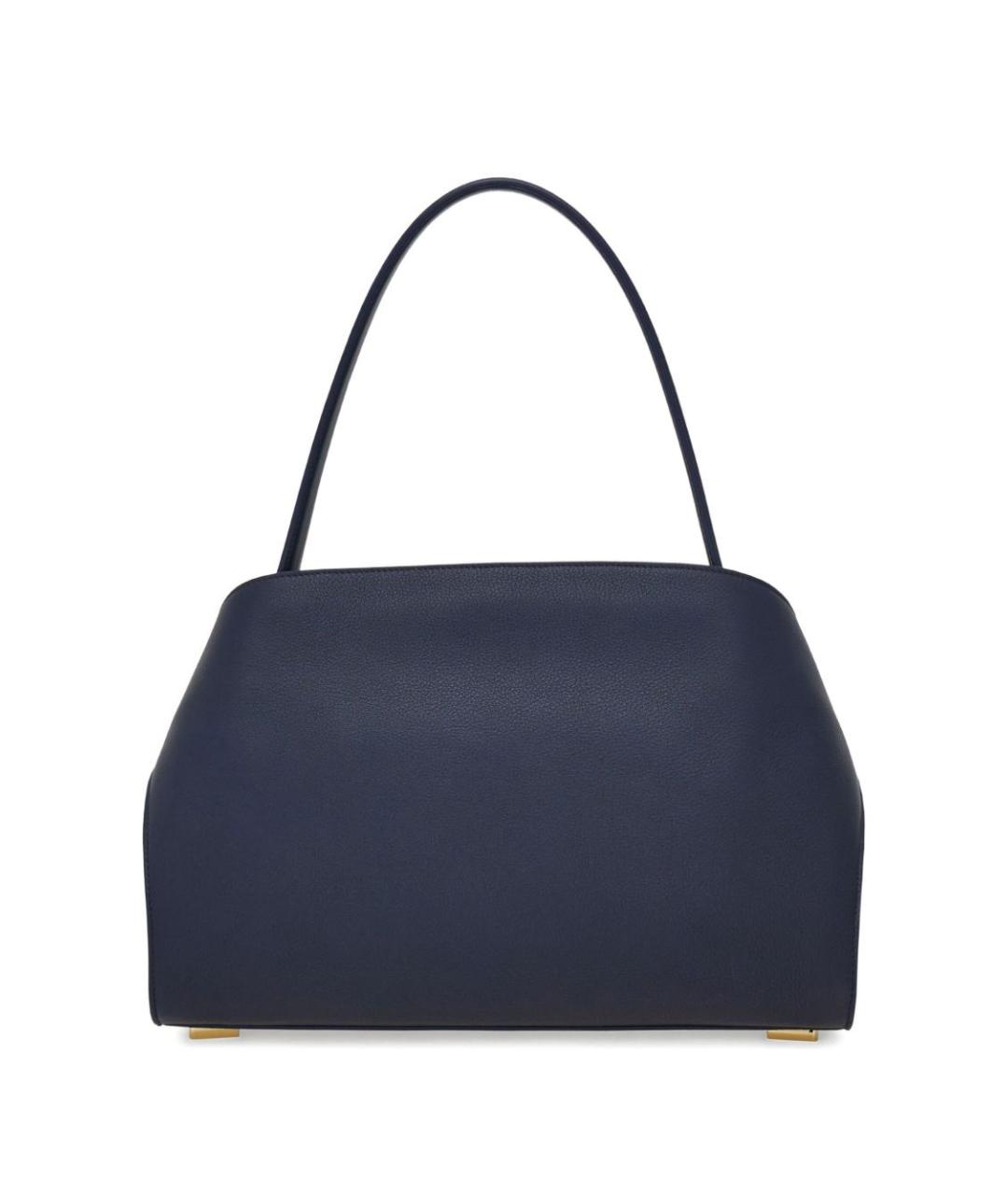 FERRAGAMO Синяя кожаная сумка тоут, фото 2