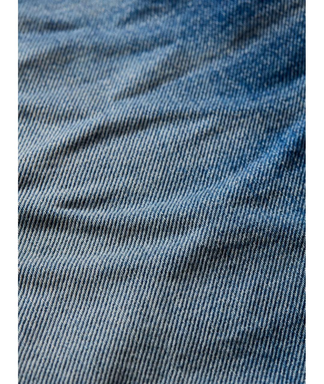 SAINT LAURENT Синие прямые джинсы, фото 2