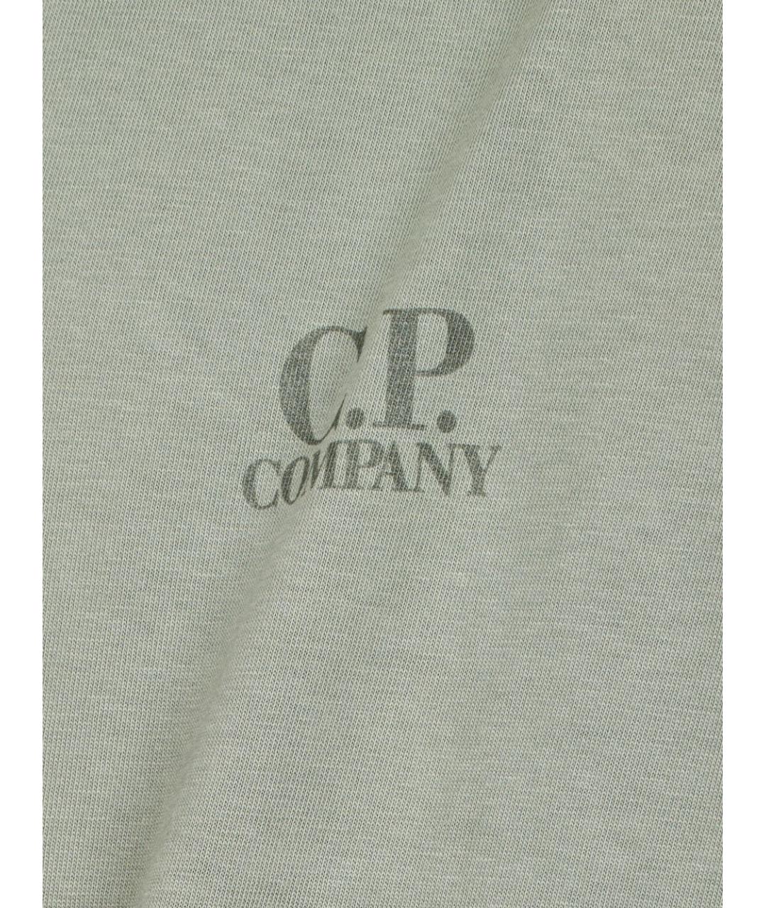 CP COMPANY Зеленая хлопковая футболка, фото 3