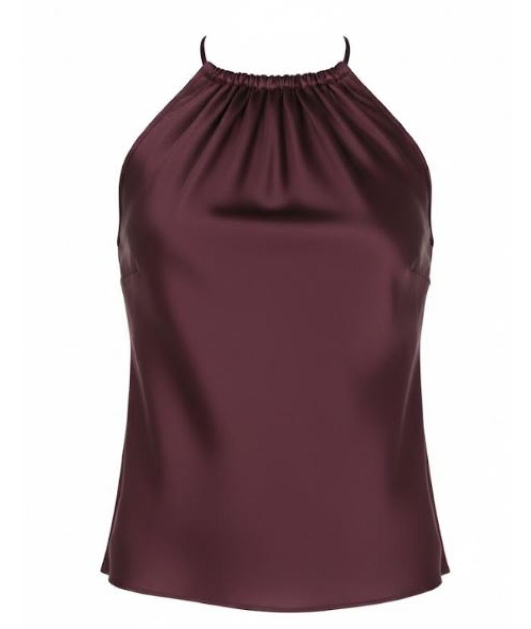 PINKO Бордовая полиэстеровая майка, фото 1