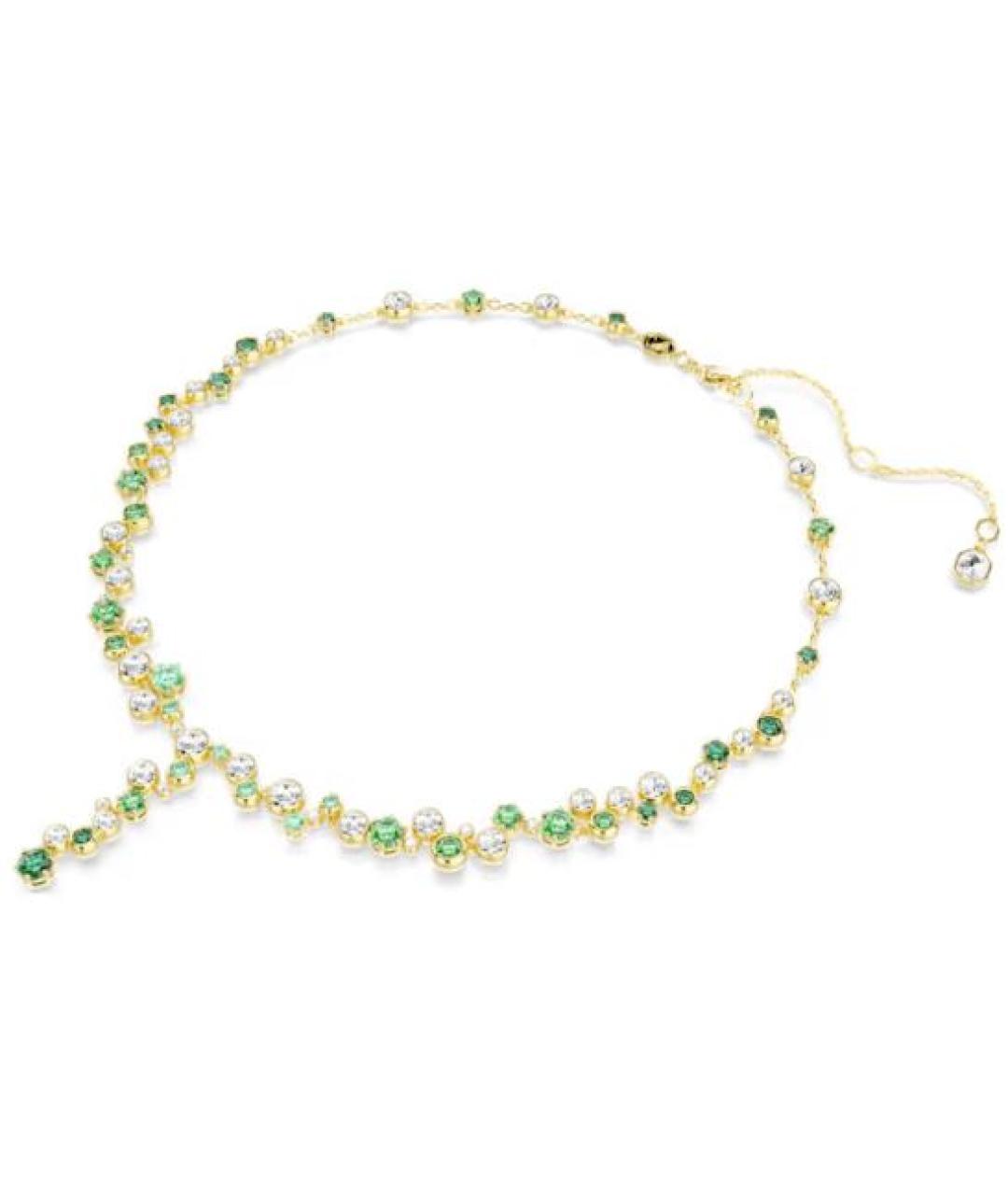 SWAROVSKI Золотое металлическое колье, фото 1