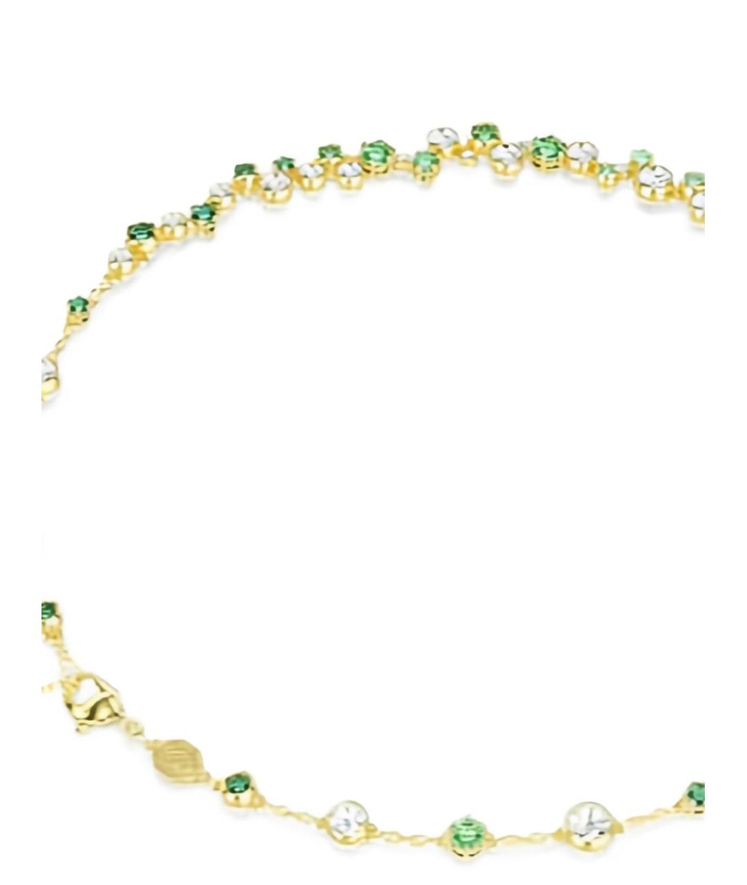 SWAROVSKI Золотое металлическое колье, фото 4