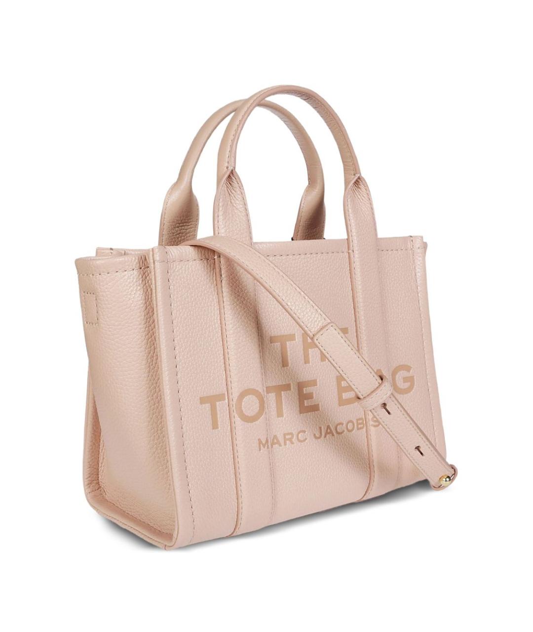 MARC JACOBS Розовая кожаная сумка тоут, фото 3
