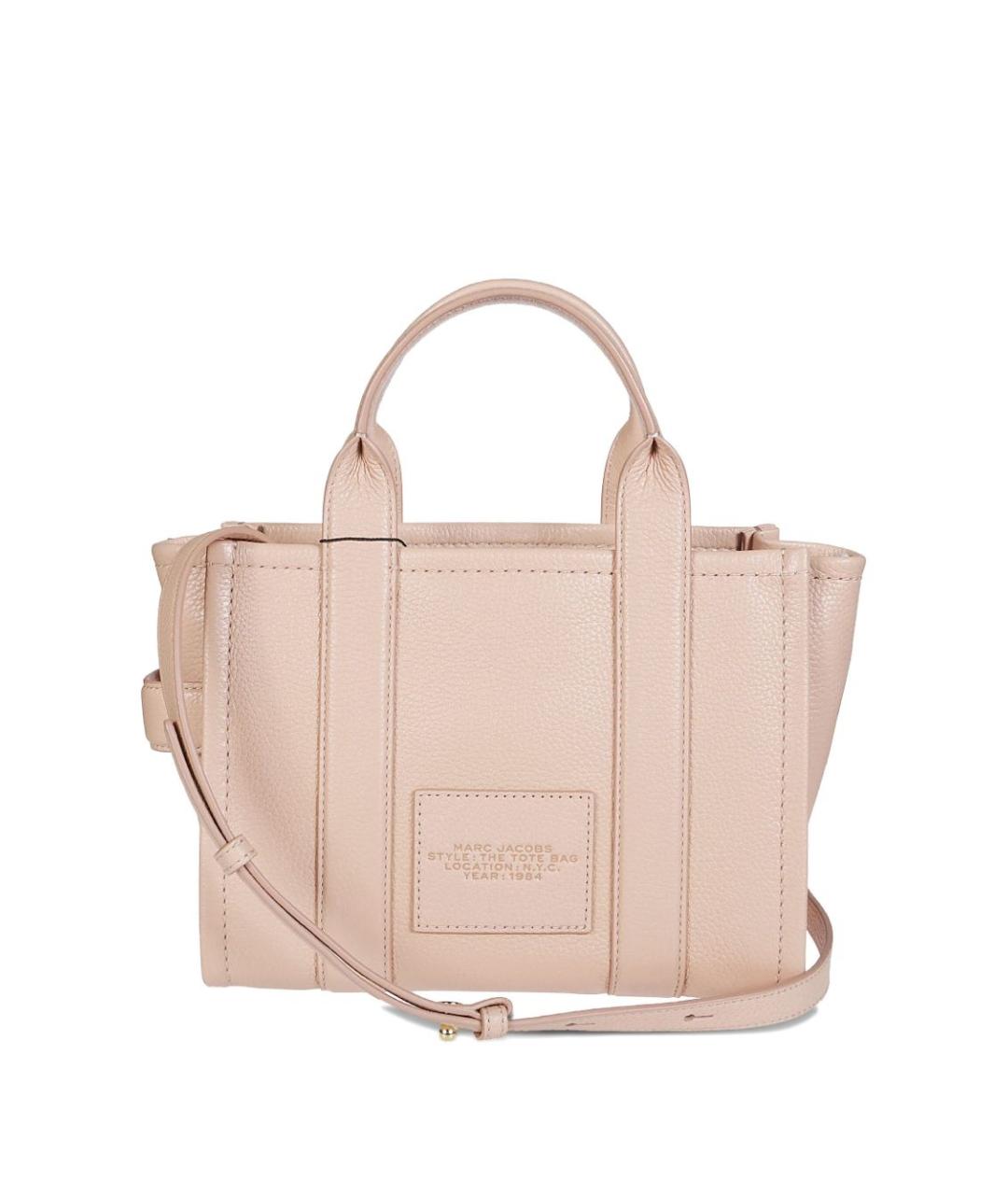 MARC JACOBS Розовая кожаная сумка тоут, фото 2
