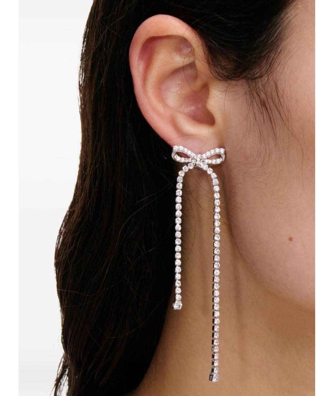 SELF-PORTRAIT Серебряные металлические серьги, фото 2