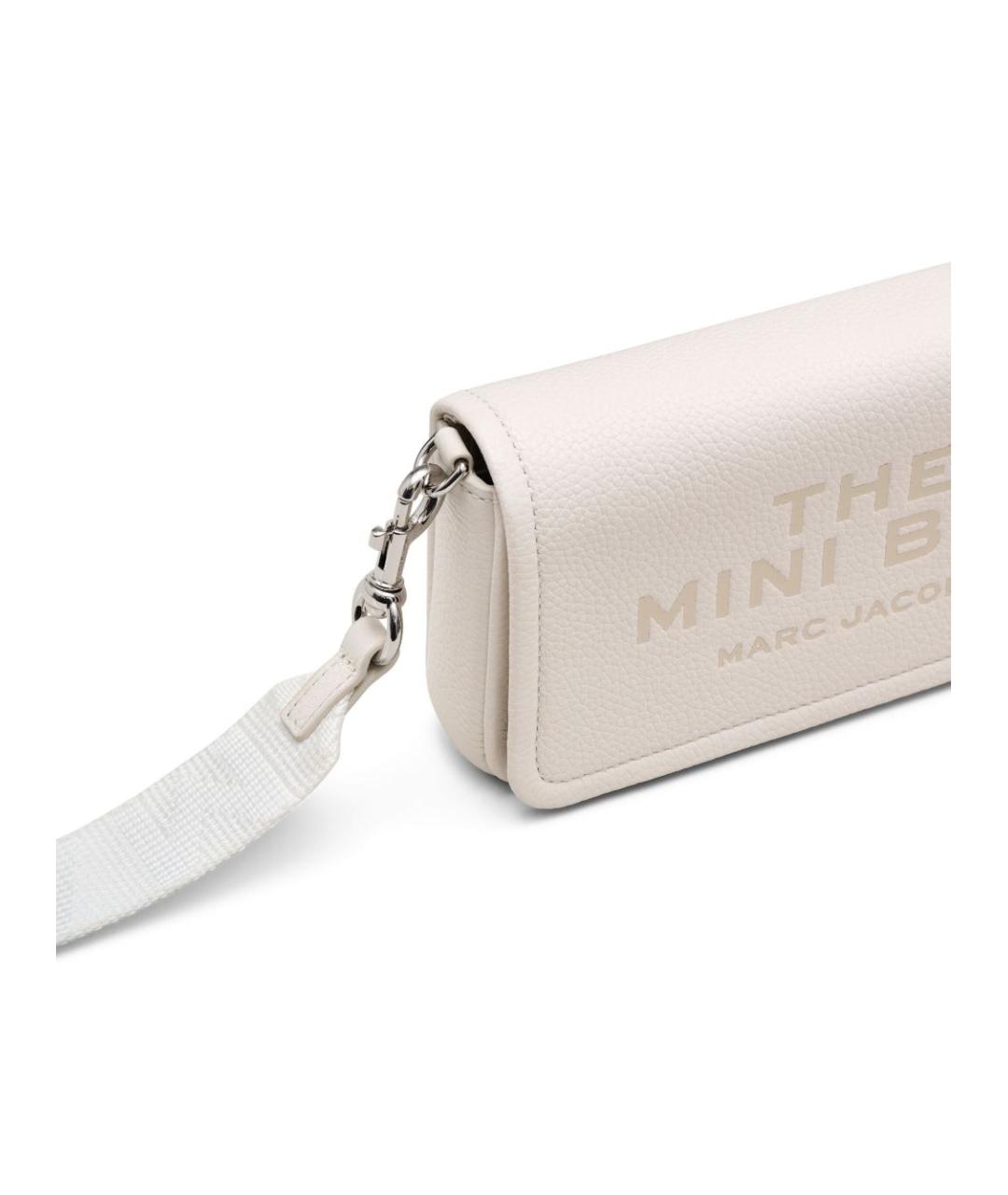 MARC JACOBS Белая кожаная сумка через плечо, фото 5