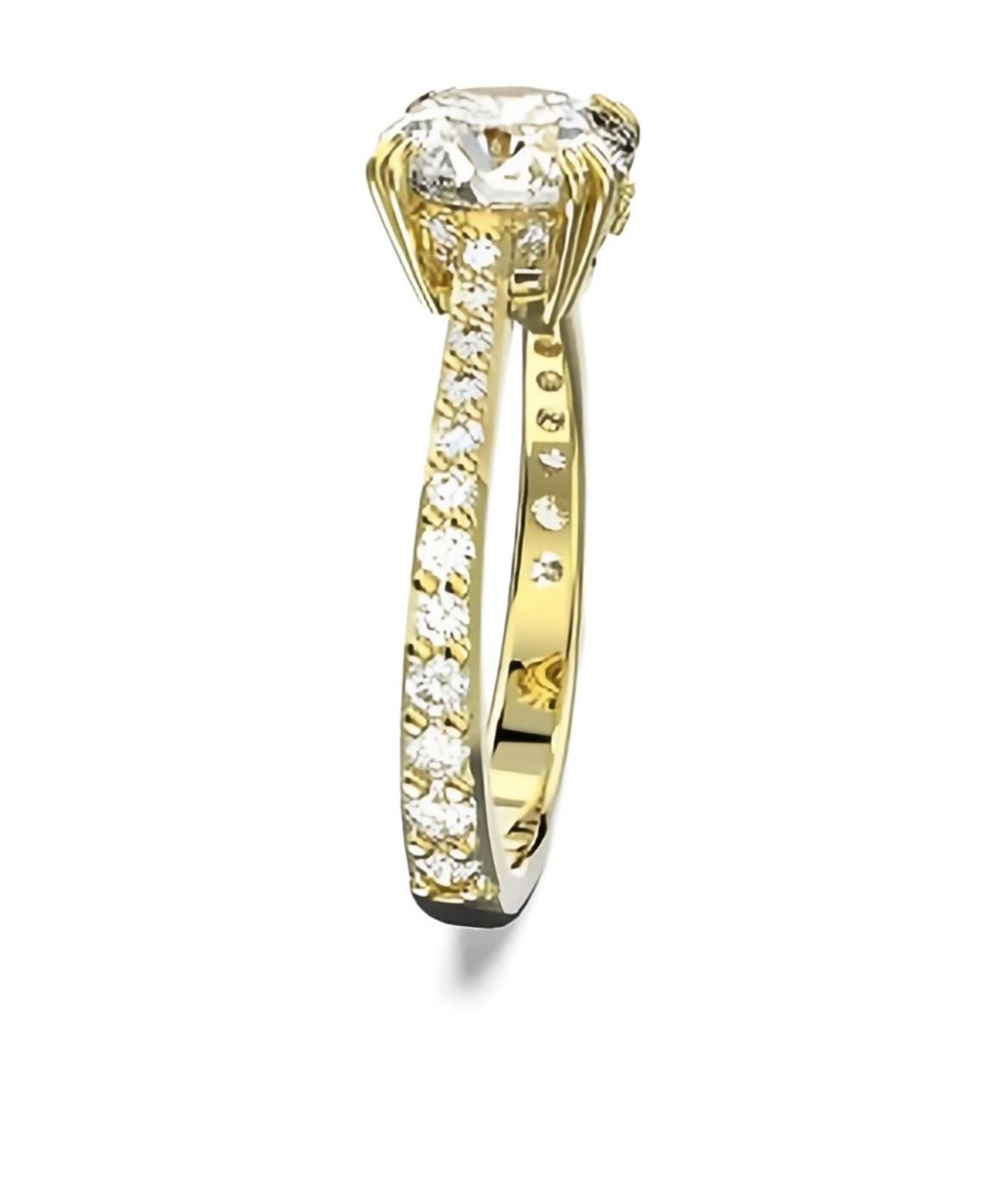 SWAROVSKI Золотое металлическое кольцо, фото 3