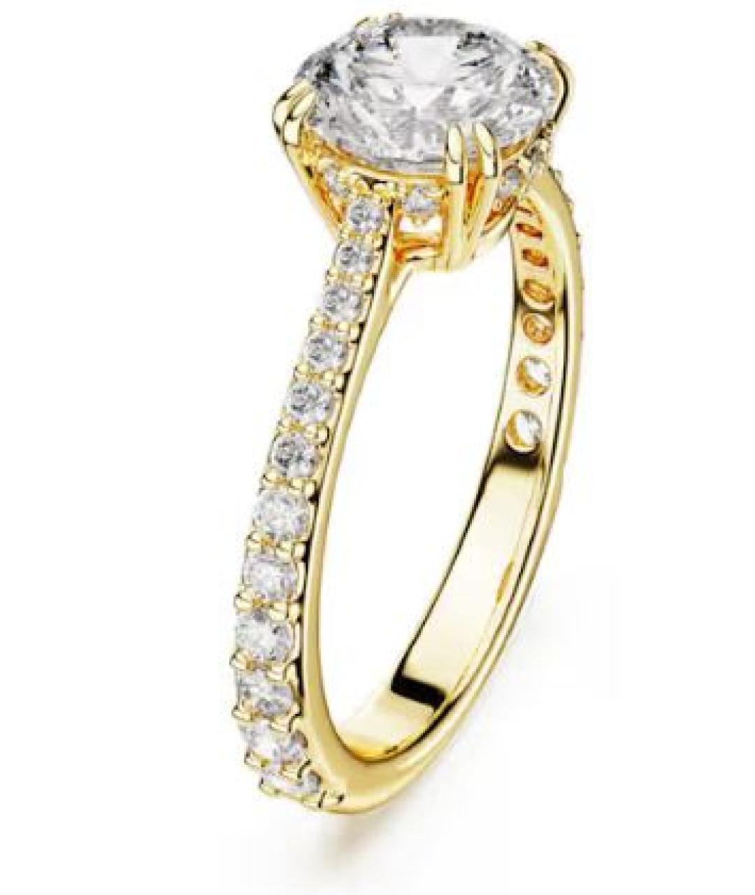 SWAROVSKI Золотое металлическое кольцо, фото 2