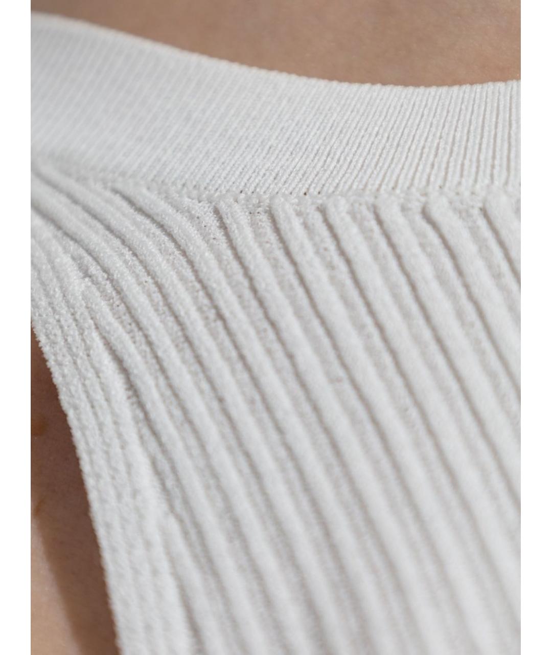 MAX MARA Белая вискозная майка, фото 5