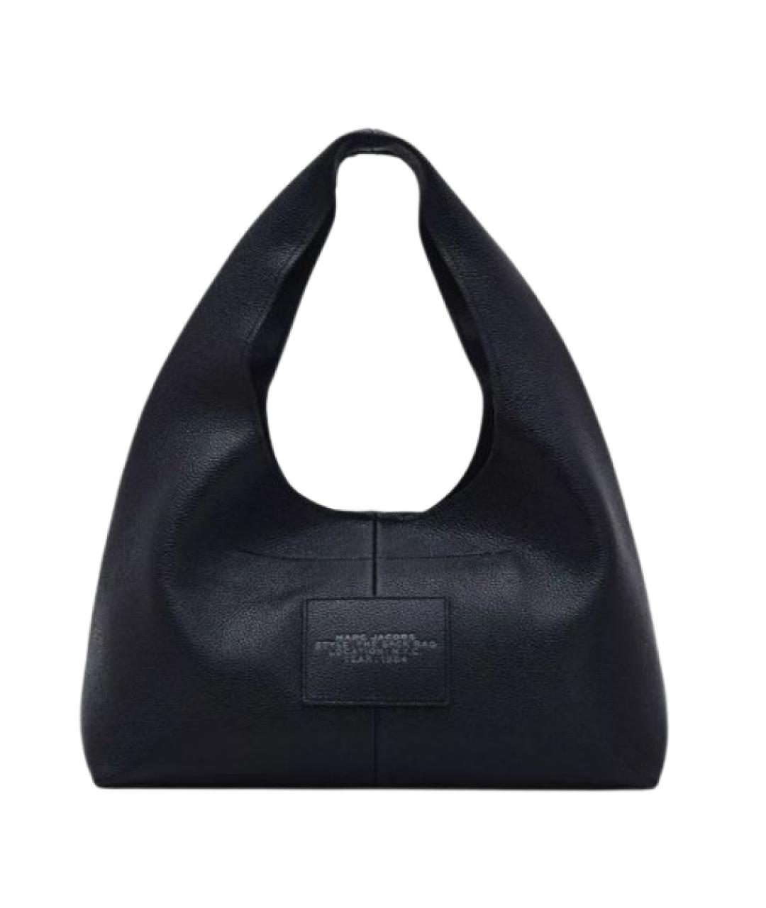 MARC JACOBS Черная кожаная сумка с короткими ручками, фото 2