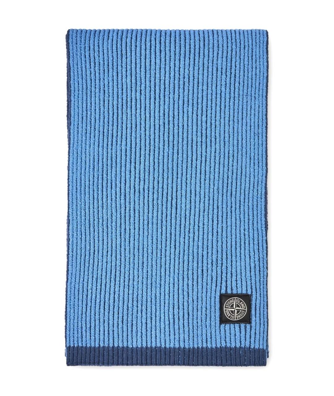 STONE ISLAND Синий шарф, фото 3