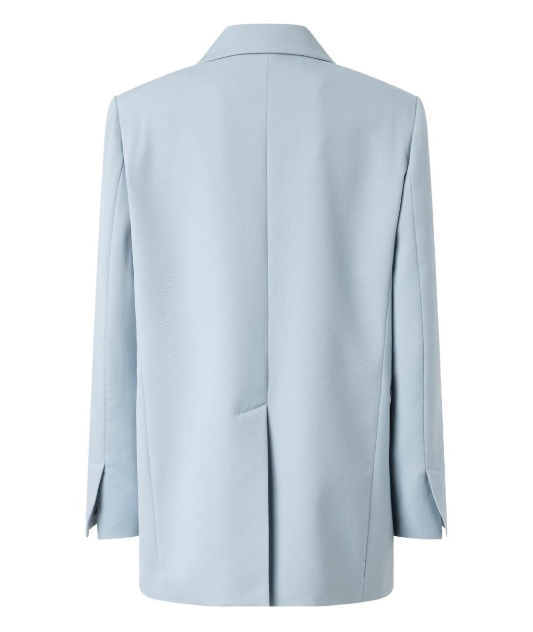 PINKO Голубой полиэстеровый жакет/пиджак, фото 2