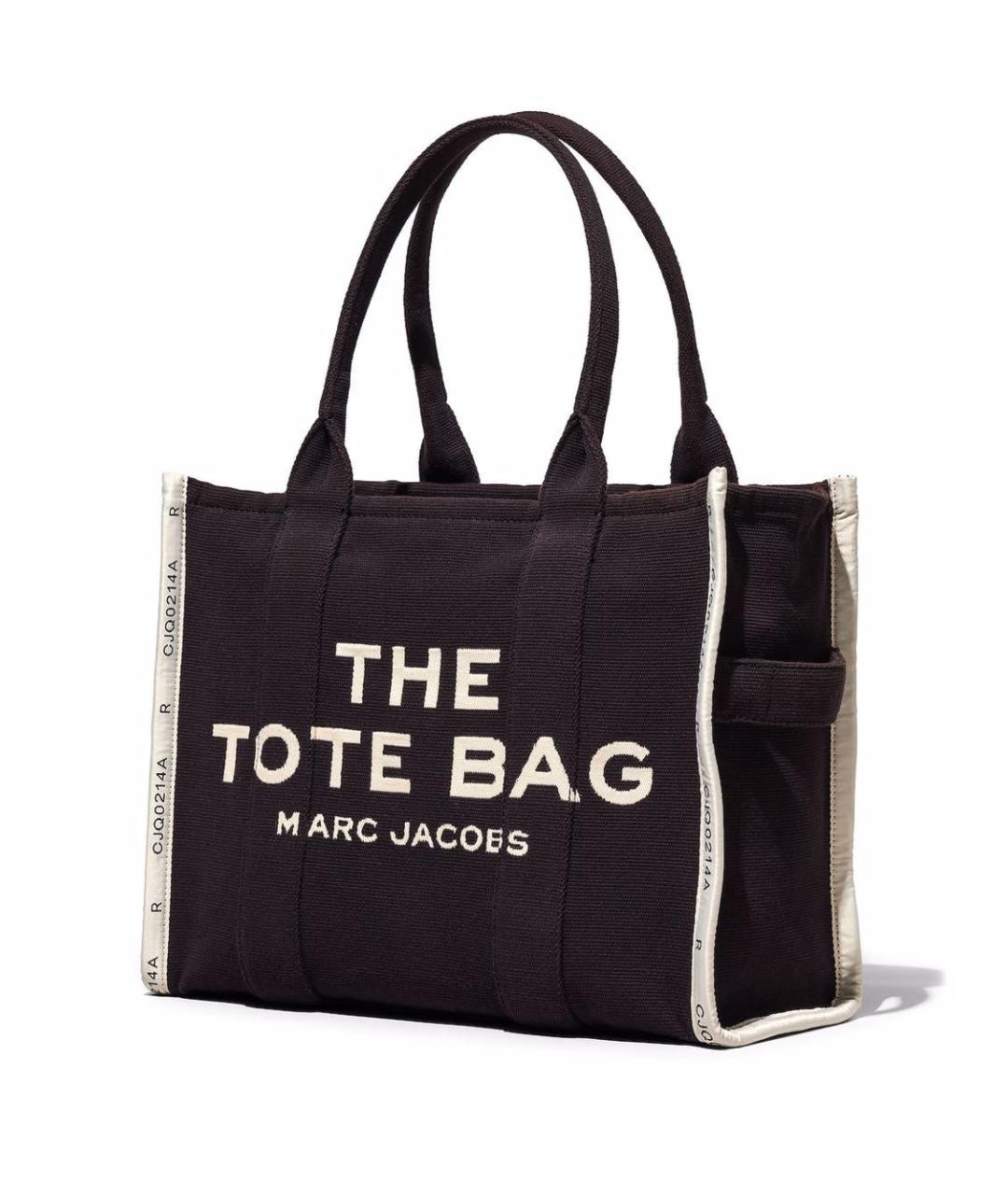 MARC JACOBS Черная тканевая сумка тоут, фото 4