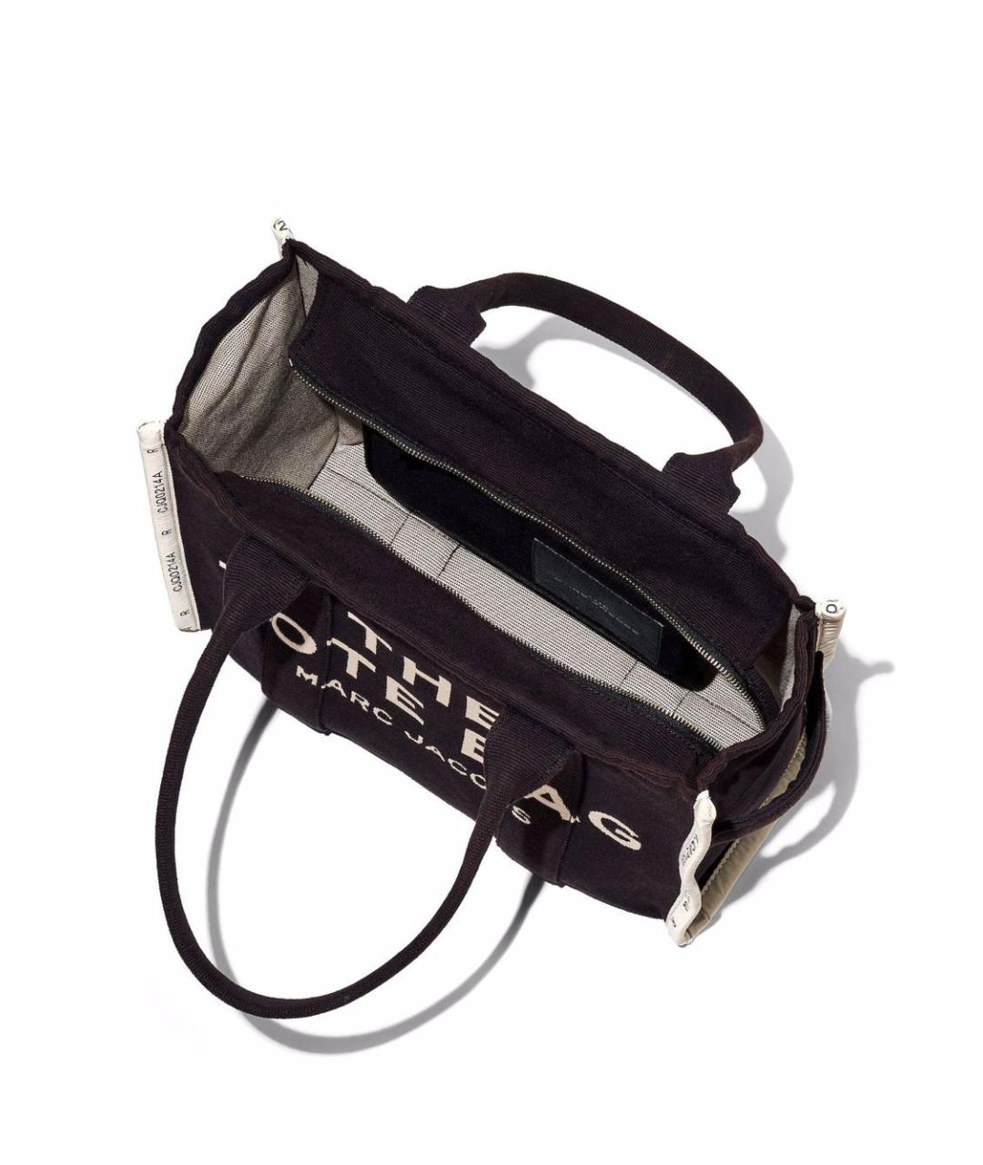 MARC JACOBS Черная тканевая сумка тоут, фото 5