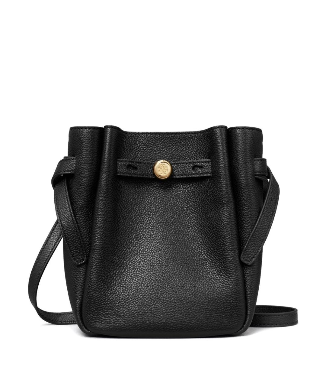 TORY BURCH Черная кожаная сумка через плечо, фото 1