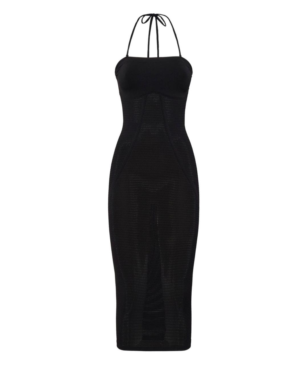 WOLFORD Черный полиамидовый сарафан, фото 1