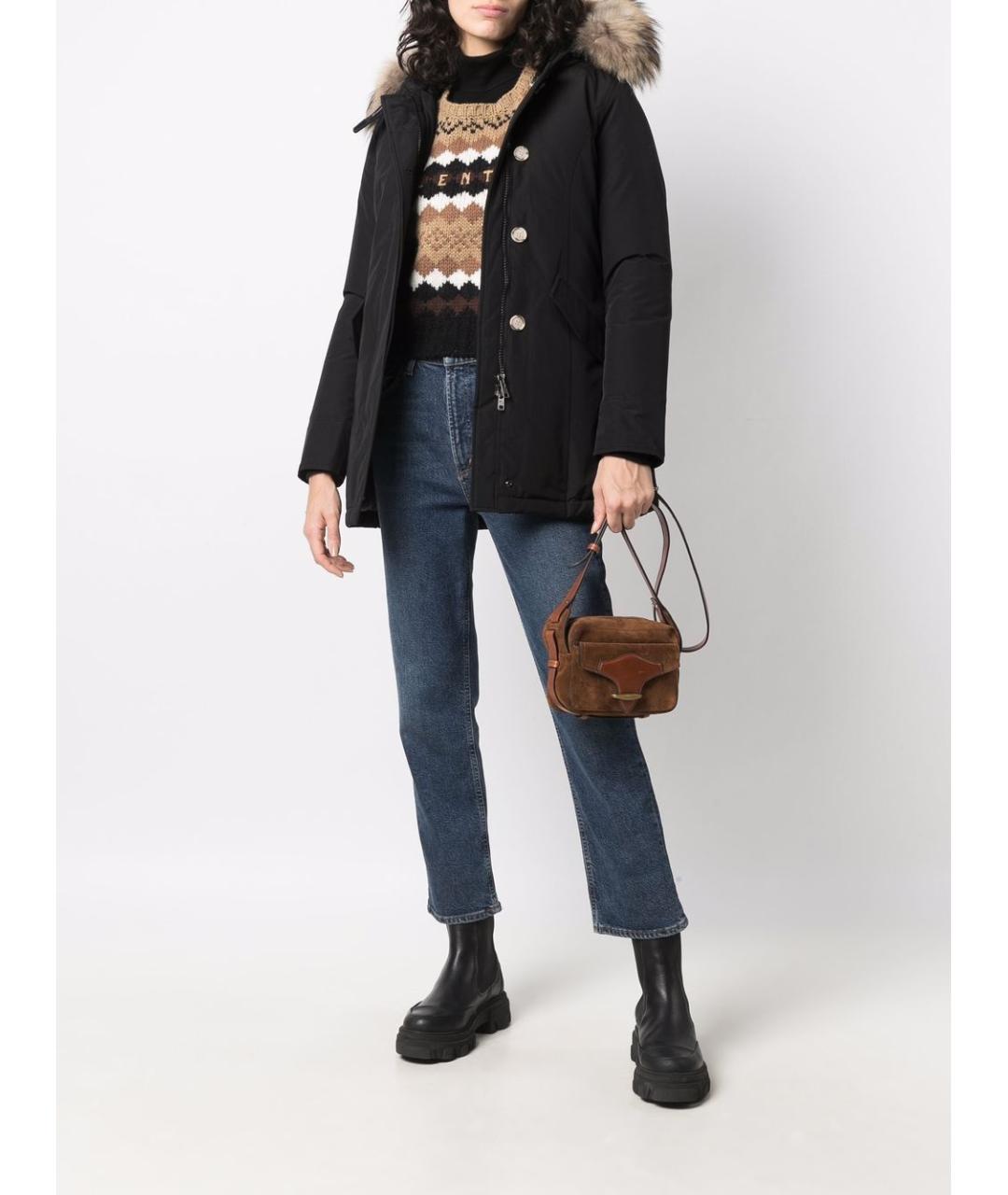 WOOLRICH Черная хлопковая парка, фото 3