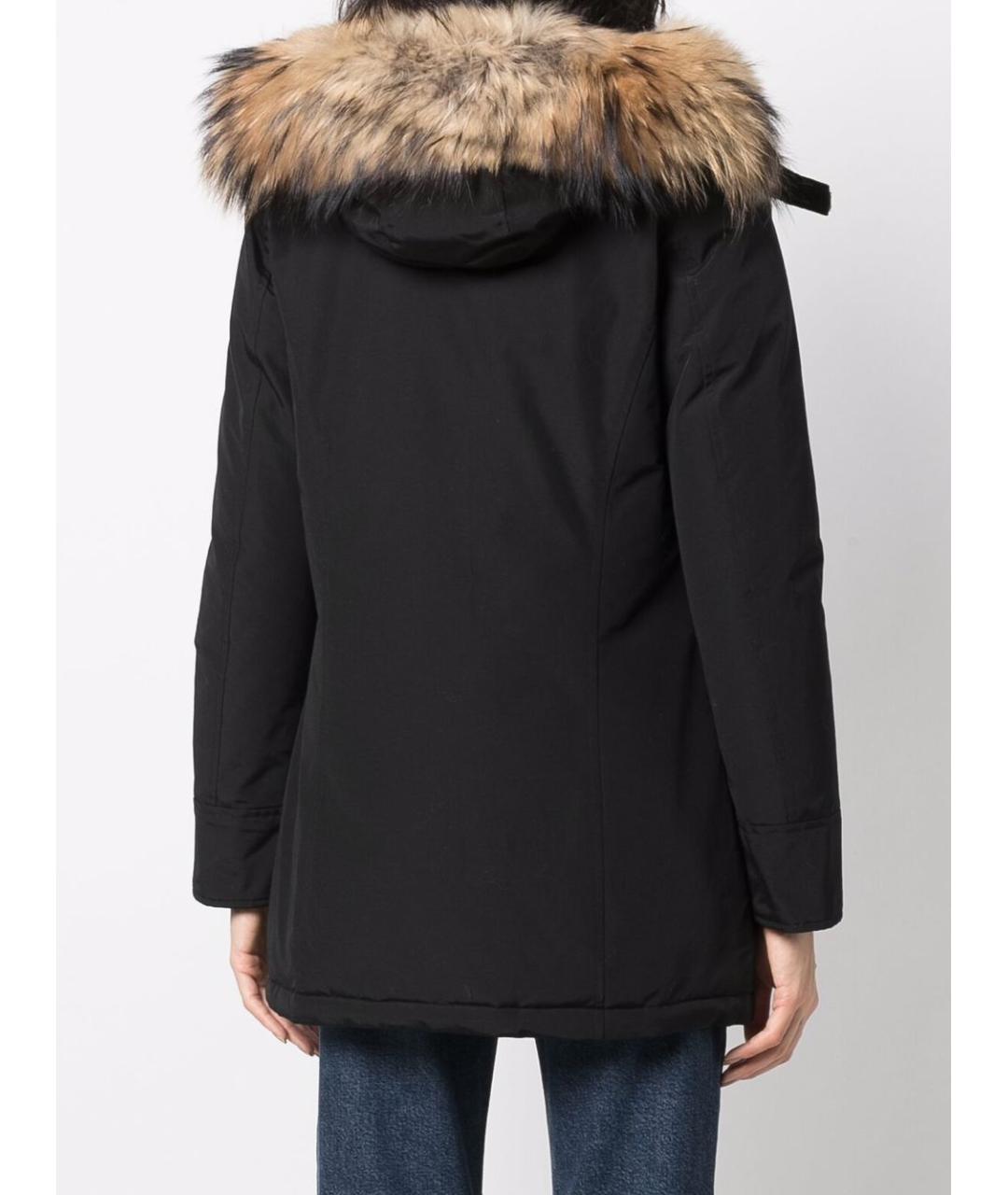 WOOLRICH Черная хлопковая парка, фото 5