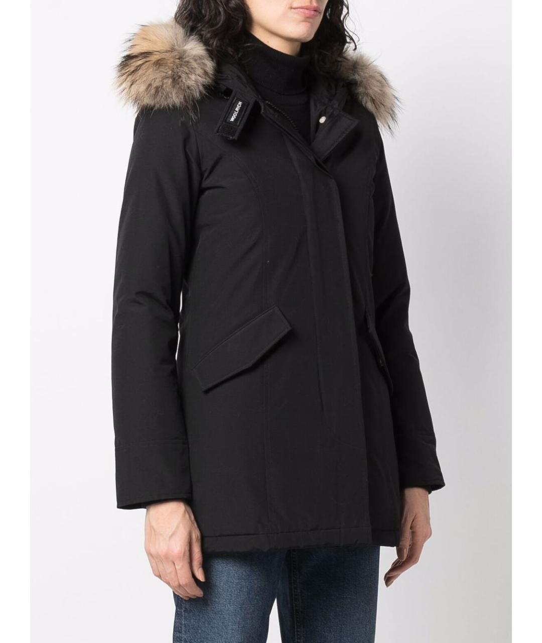 WOOLRICH Черная хлопковая парка, фото 2