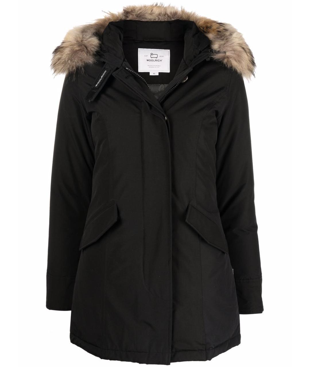 WOOLRICH Черная хлопковая парка, фото 1