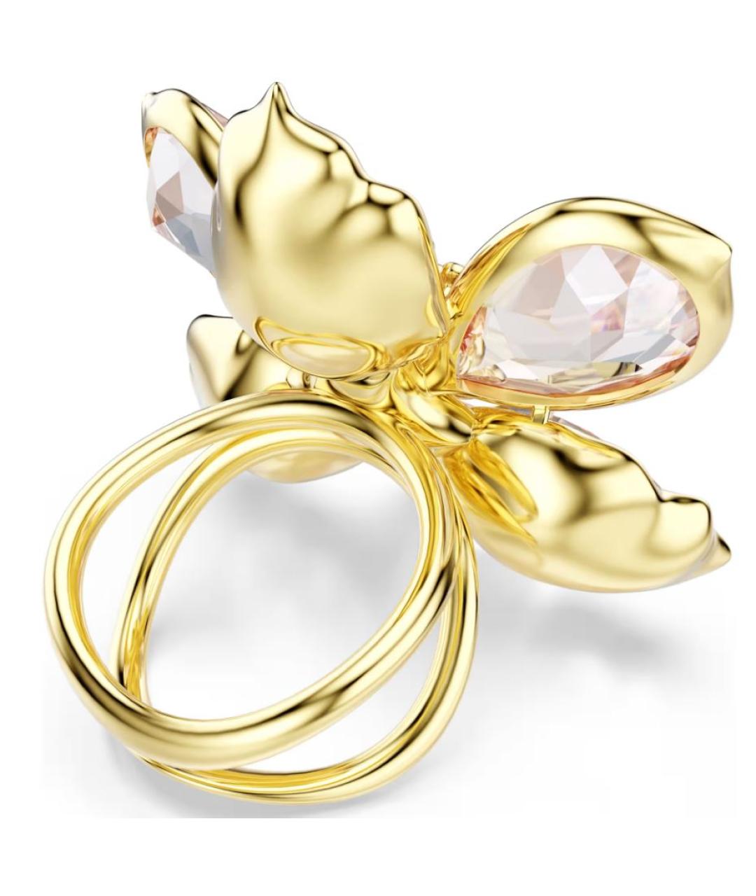 SWAROVSKI Золотое металлическое кольцо, фото 2