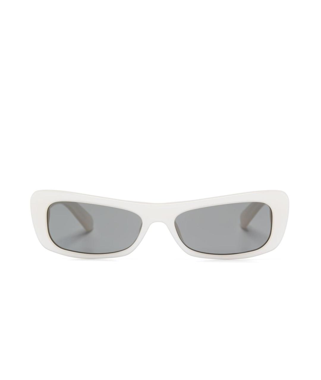 JACQUEMUS Белые солнцезащитные очки, фото 1