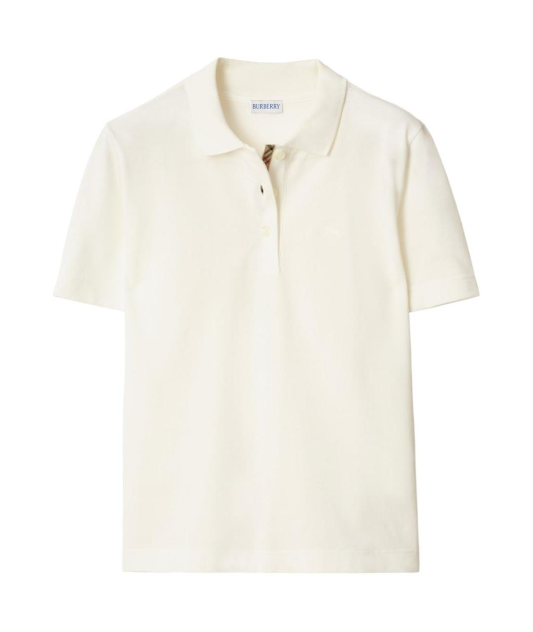BURBERRY Белая футболка, фото 1