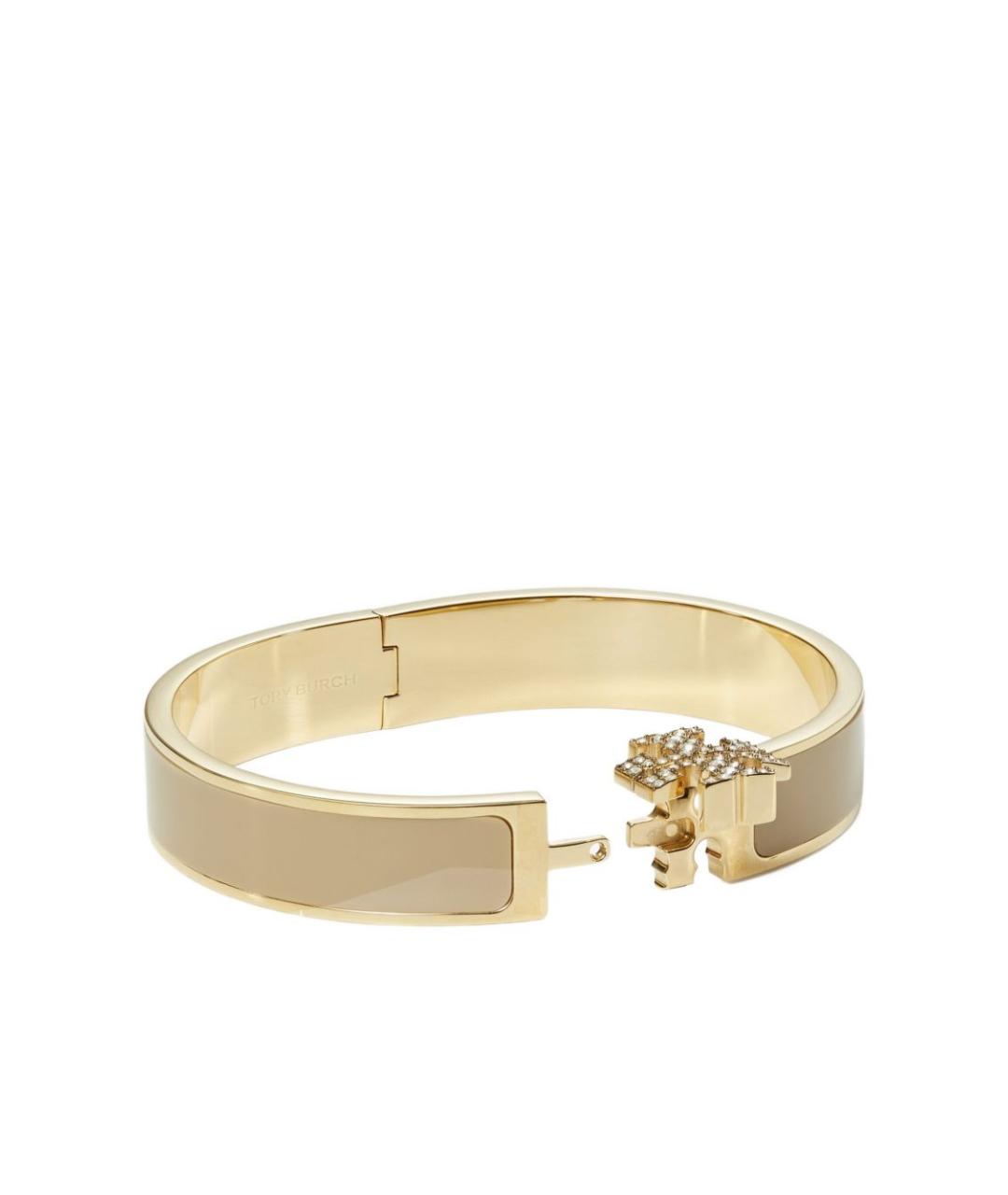 TORY BURCH Золотой латунный браслет, фото 3