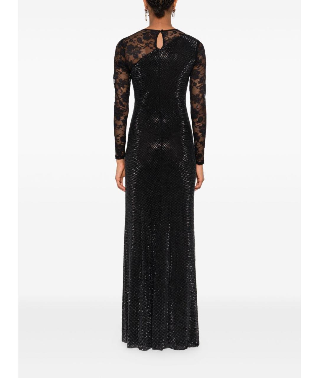 SELF-PORTRAIT Черное полиэстеровое вечернее платье, фото 4