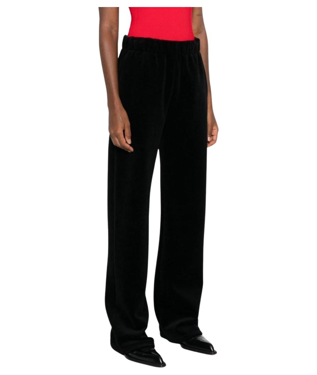 GOLDEN GOOSE DELUXE BRAND Черные прямые брюки, фото 2