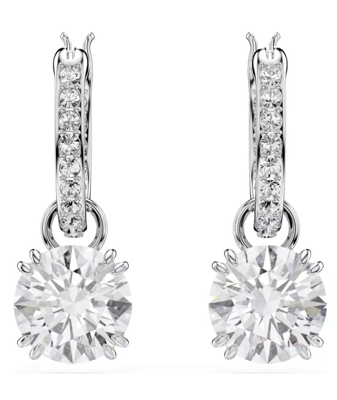 SWAROVSKI Серебряные металлические серьги, фото 2