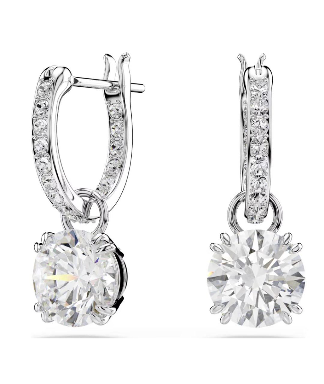 SWAROVSKI Серебряные металлические серьги, фото 1