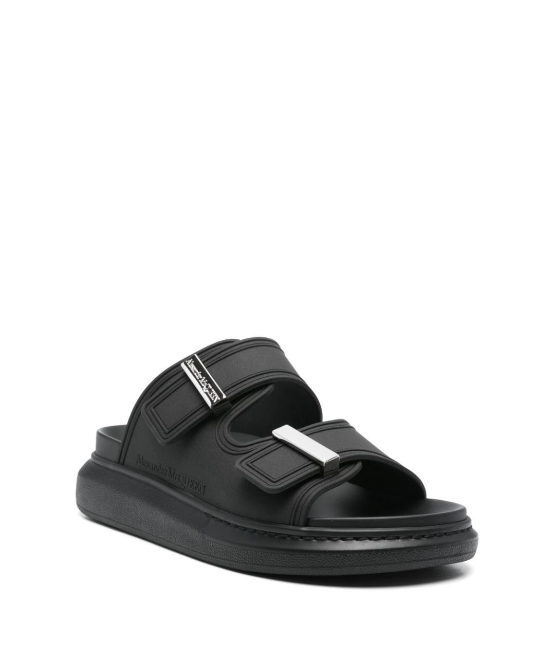 ALEXANDER MCQUEEN Черные сандалии, фото 2