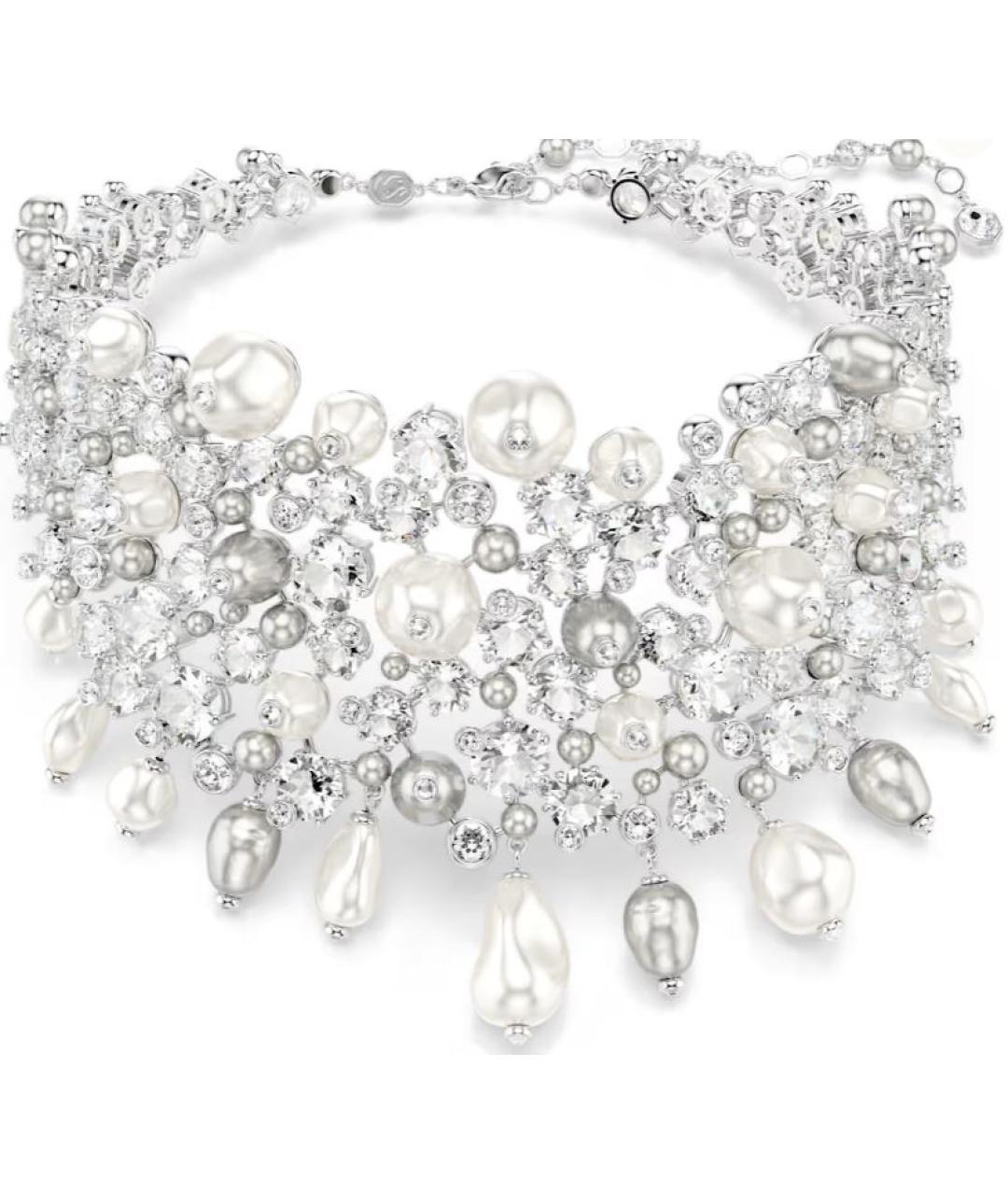 SWAROVSKI Серебряный жемчужный чокер, фото 1