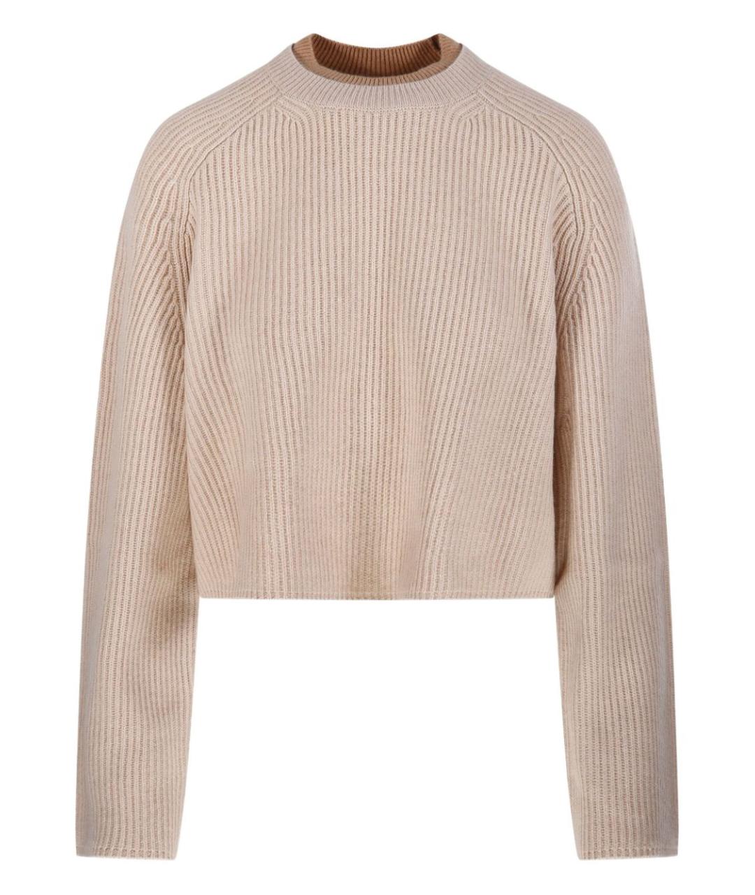 MAX MARA Бежевый кашемировый джемпер / свитер, фото 1