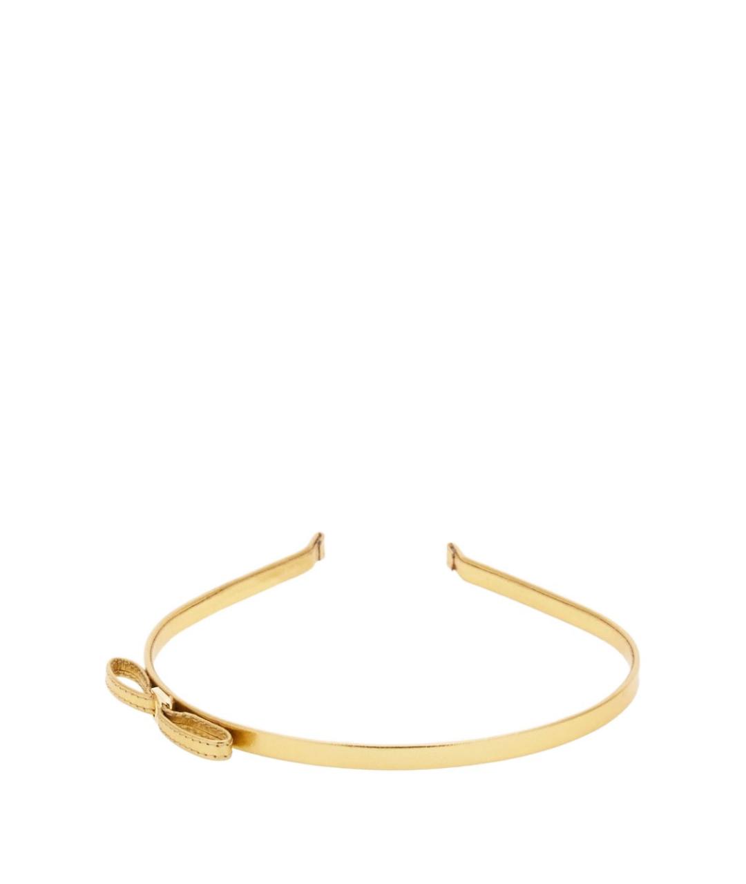 FERRAGAMO Золотая повязка на голову, фото 3