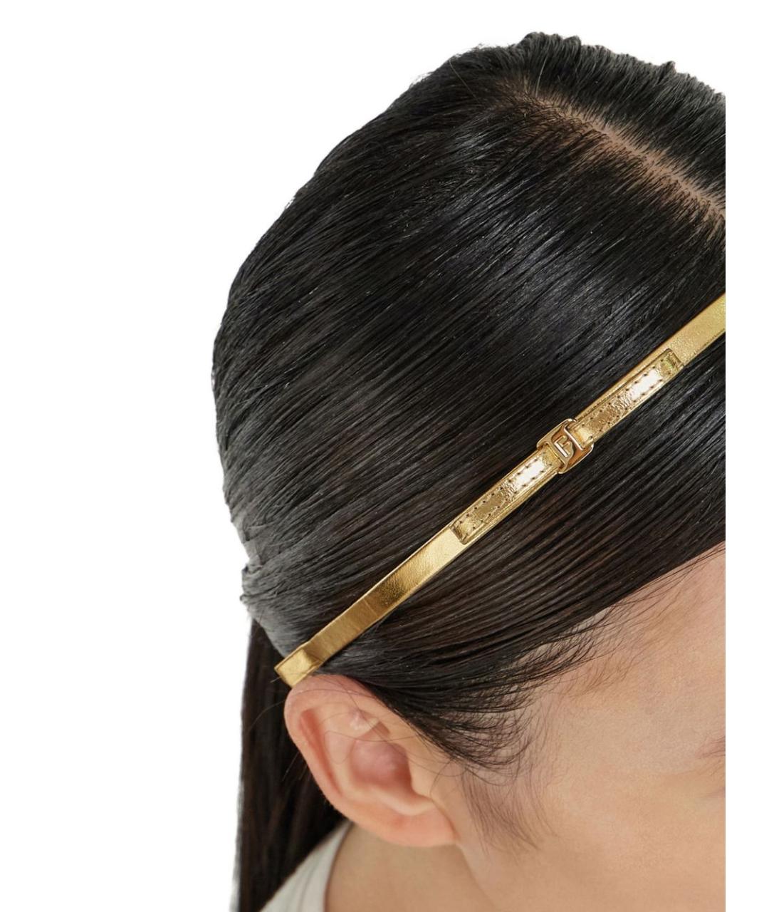 FERRAGAMO Золотая повязка на голову, фото 4