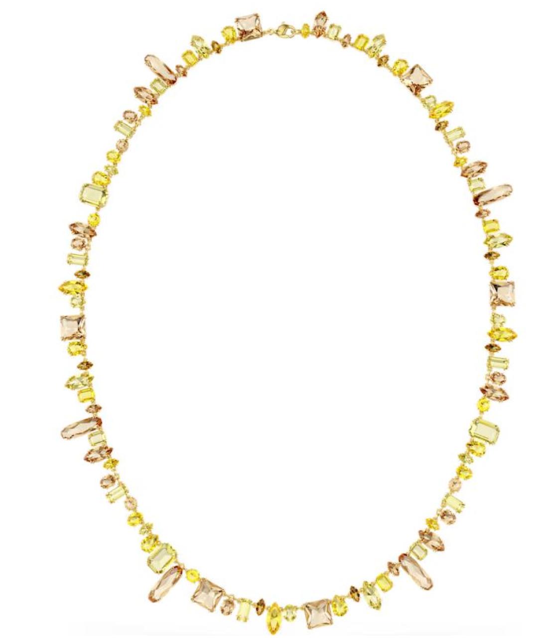 SWAROVSKI Золотое латунное колье, фото 1