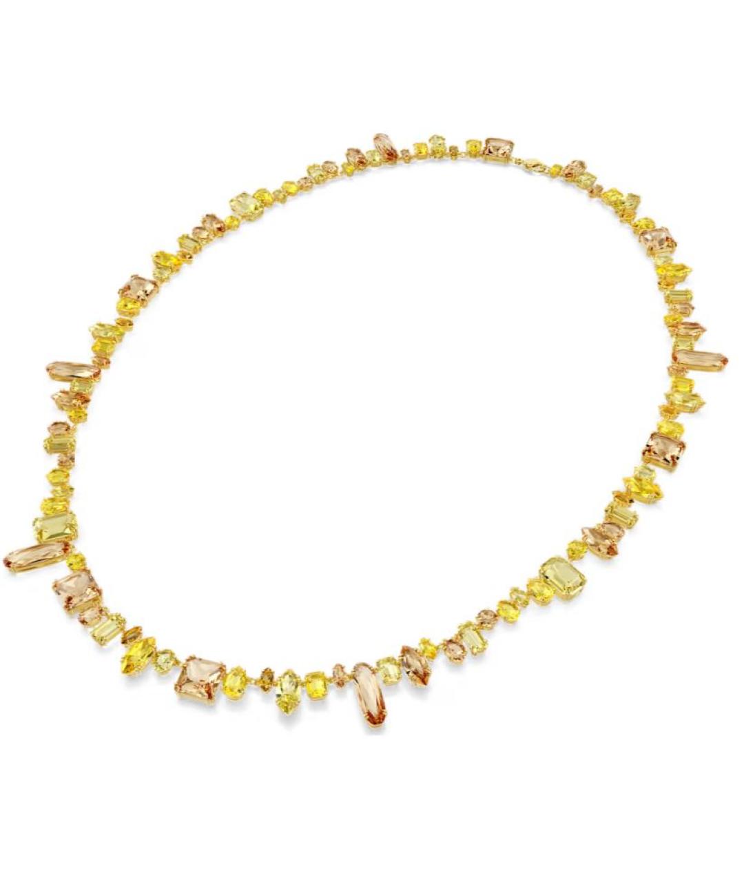 SWAROVSKI Золотое латунное колье, фото 2