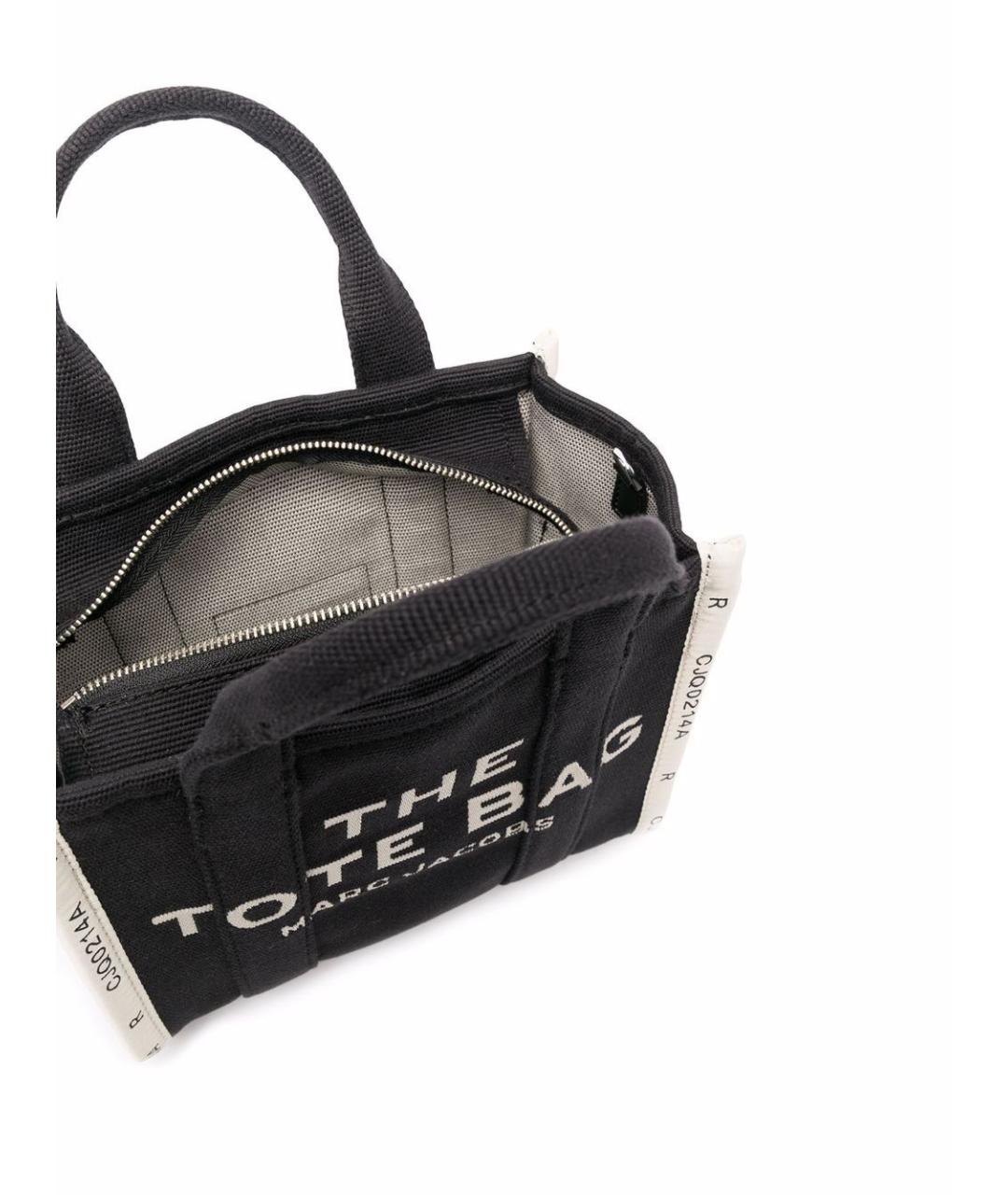 MARC JACOBS Черная тканевая сумка тоут, фото 6