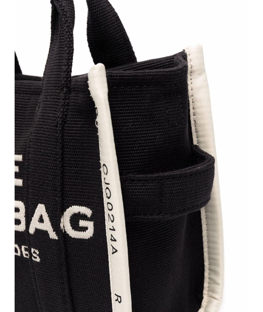 MARC JACOBS Черная тканевая сумка тоут, фото 5