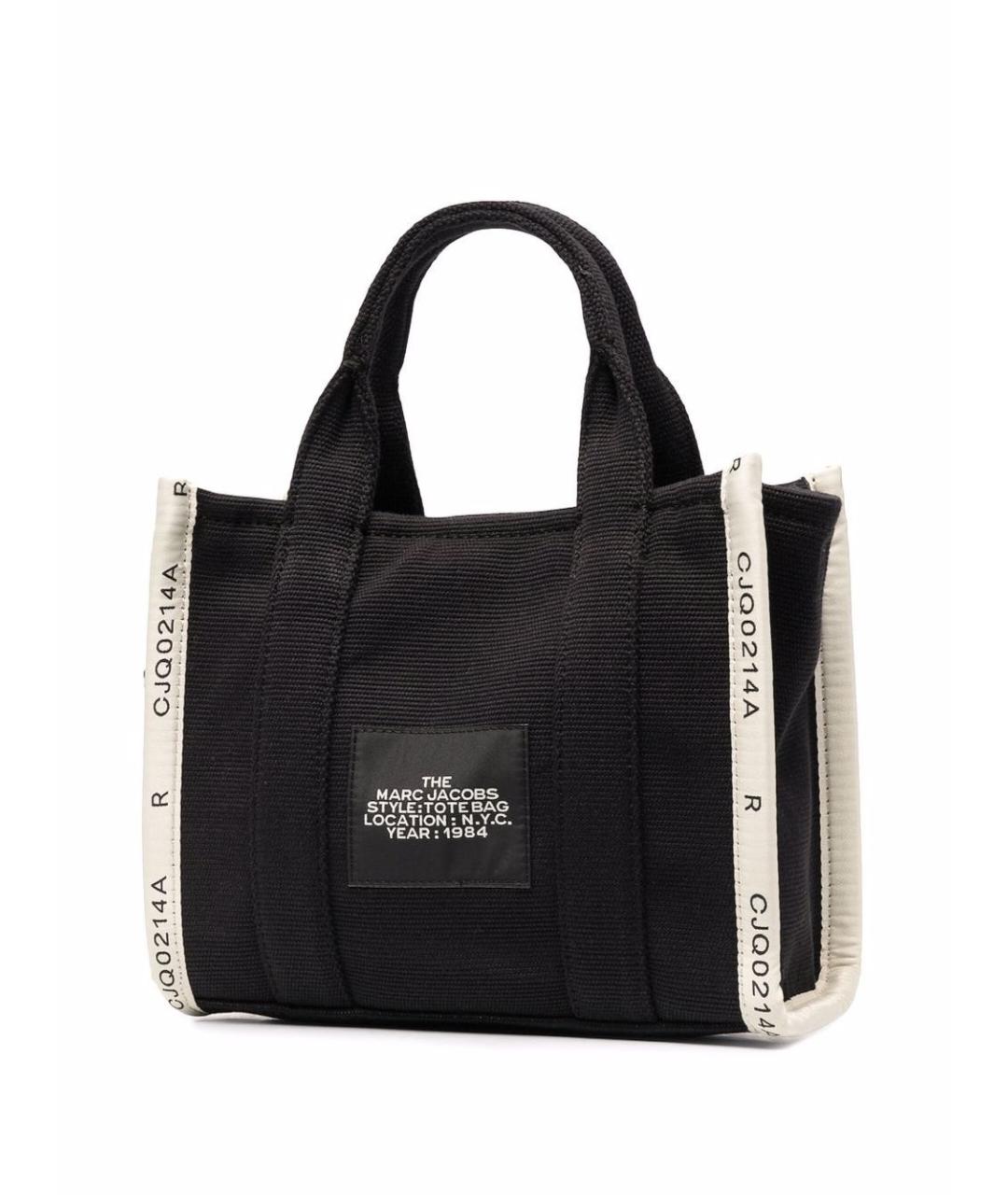 MARC JACOBS Черная тканевая сумка тоут, фото 7