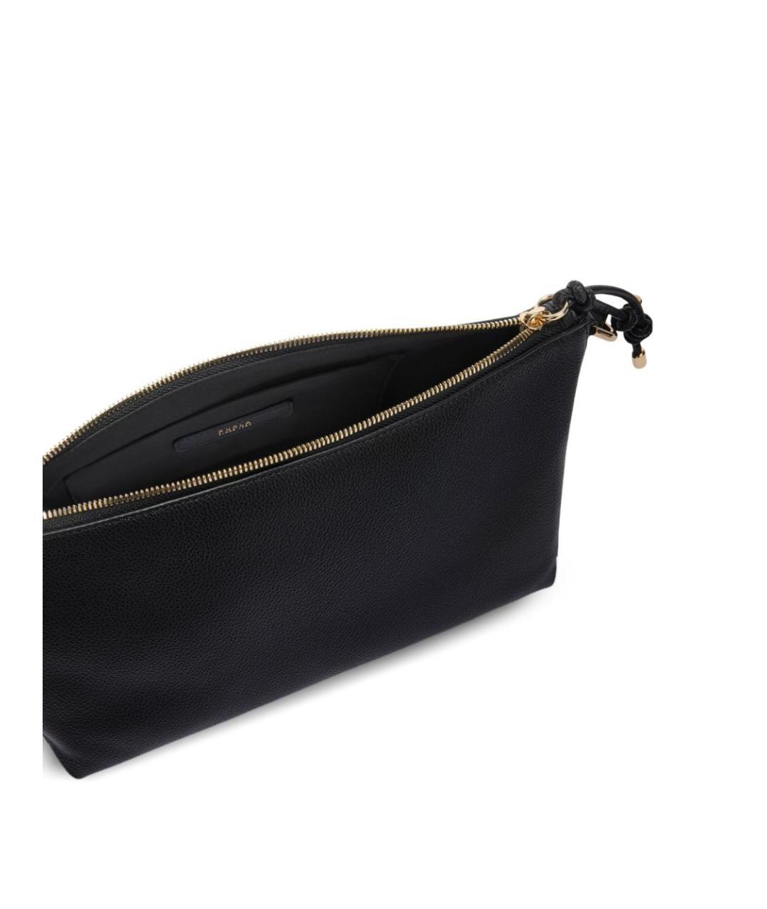 FURLA Черная кожаная сумка через плечо, фото 3