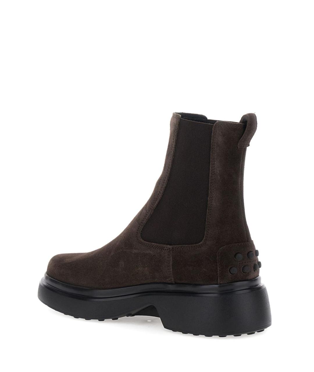 TOD'S Коричневые замшевые ботинки, фото 2
