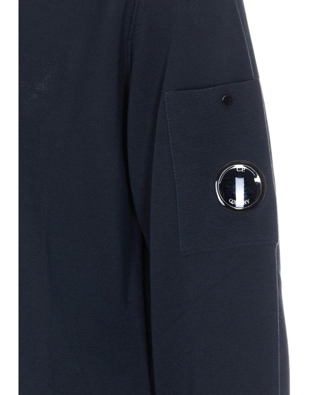 CP COMPANY Черный хлопковый джемпер / свитер, фото 2