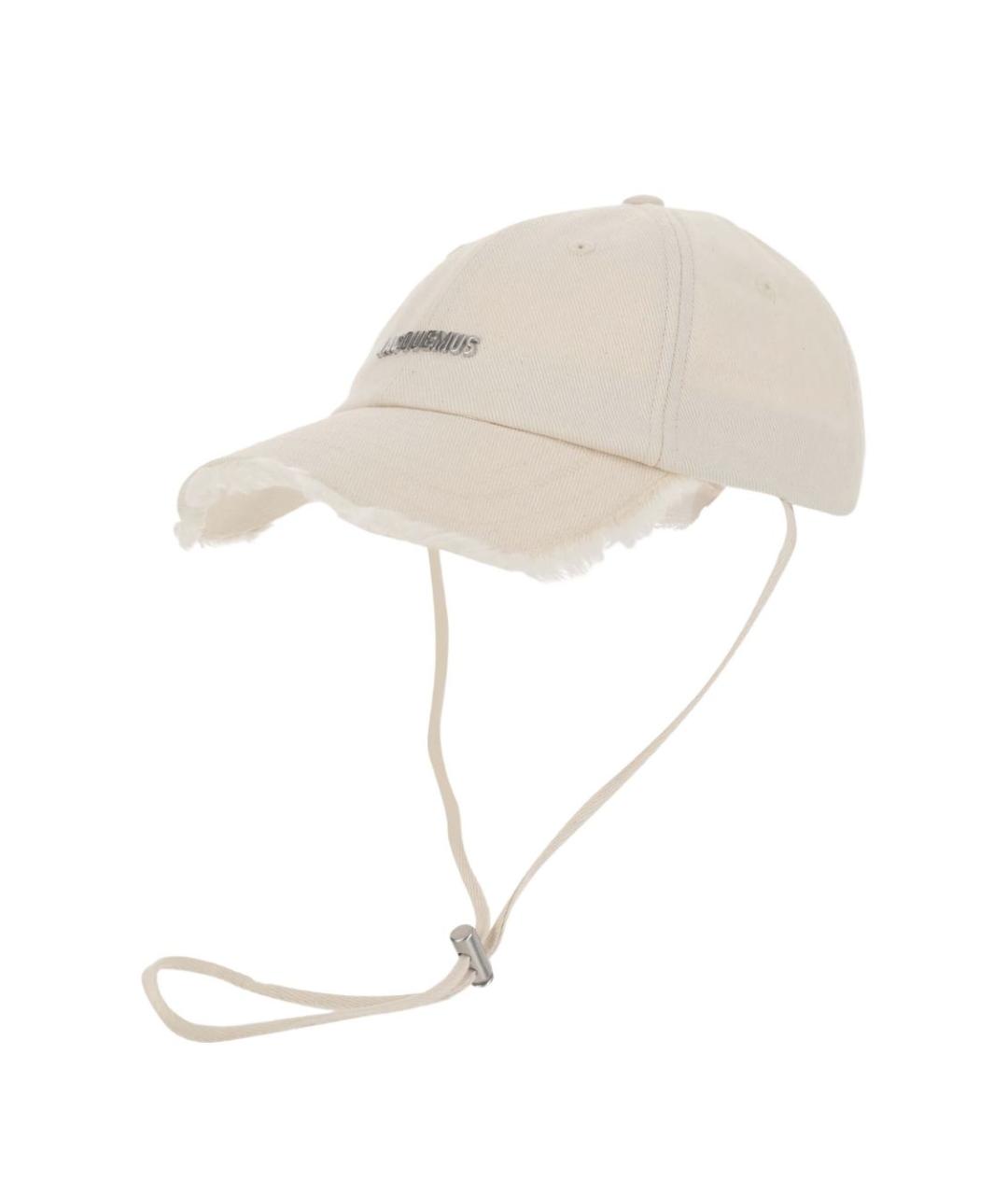 JACQUEMUS Белая кепка/бейсболка, фото 3