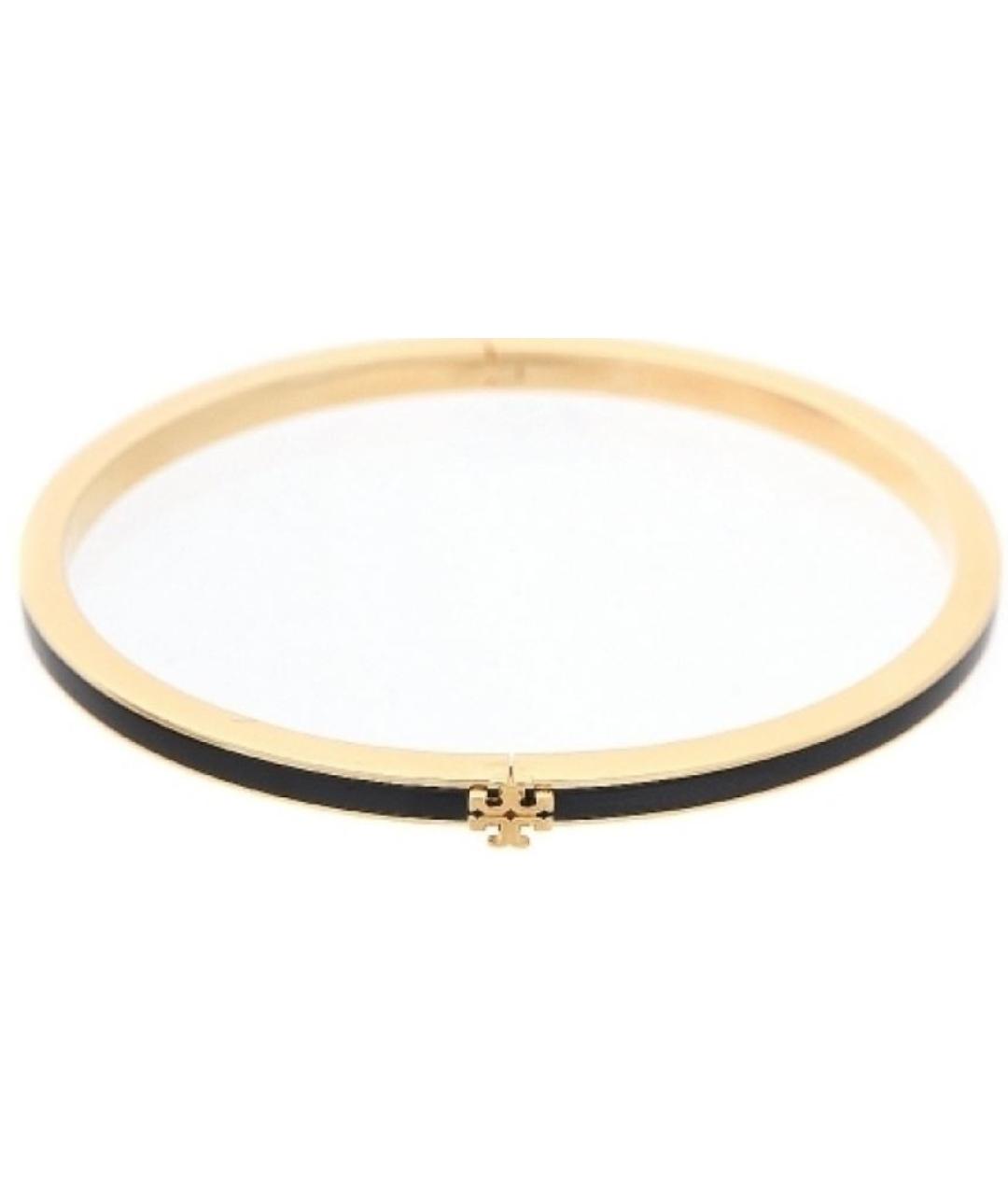 TORY BURCH Черный латунный браслет, фото 1